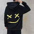 Casual fashion color-blocking smiley sweater